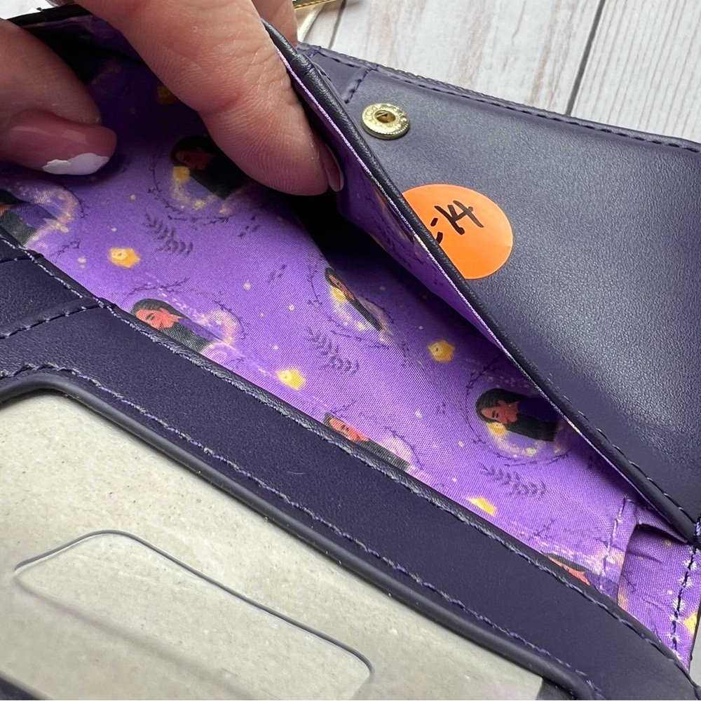 Loungefly Disney Parks Purple Starry Wallet - Picture 6 of 11
